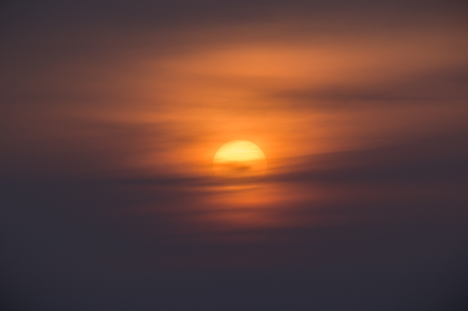 Stimmungsvoller Sonnenaufgang am Bodensee