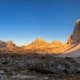 Die "Drei Zinnen", Dolomiten, in Panorama-Ansicht