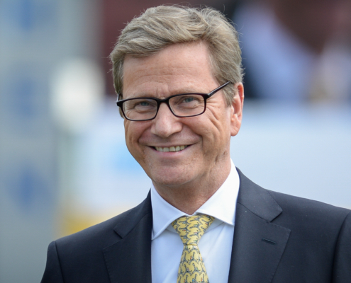 Ehemaliger FDP-Chef Guide-Westerwelle beim CHIO in Aachen 2013