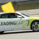 Leading Car mit gelber Fahne beim Porsche Sports Cup 2014 auf dem Nürburgring